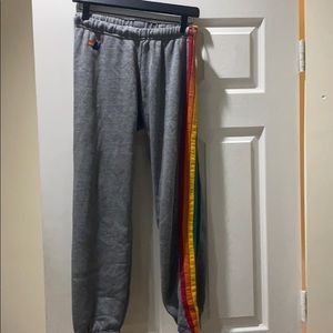 Women’s aviator nation stripe sweatpants